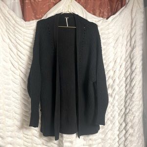 Free People, Black, Nightingale Cardingan. New, NBW. No tags.